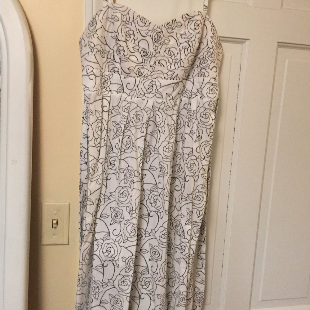 Black and white sundress